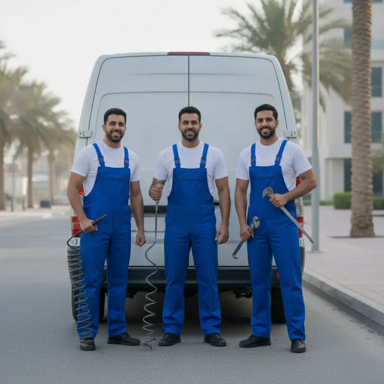 تسليك مجاري فريق في واحة دبي للسيليكون